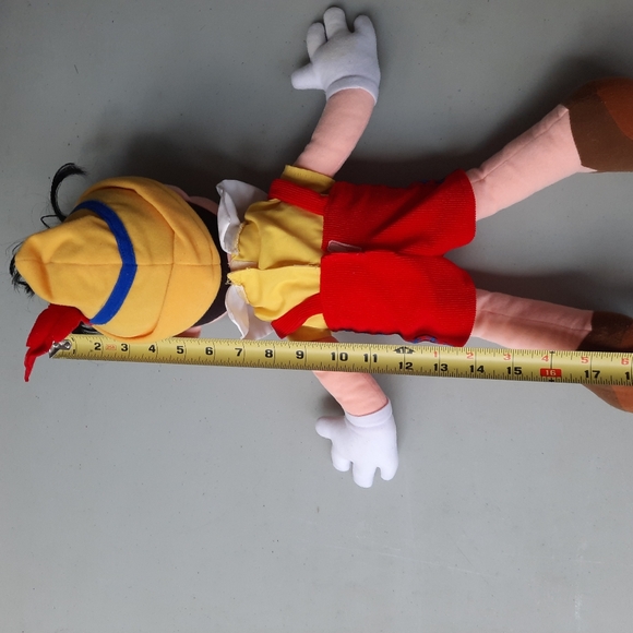 Vintage 1992 Large Pinocchio Stuffed Doll - Picture 3 of 4